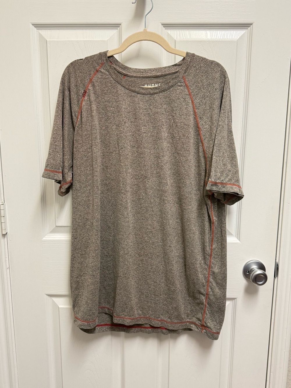 Rhone Brown Heathered Athletic Top